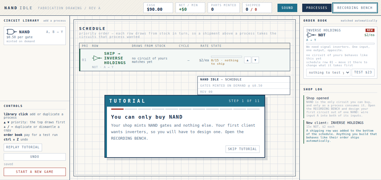 Screenshot of Nand Idle