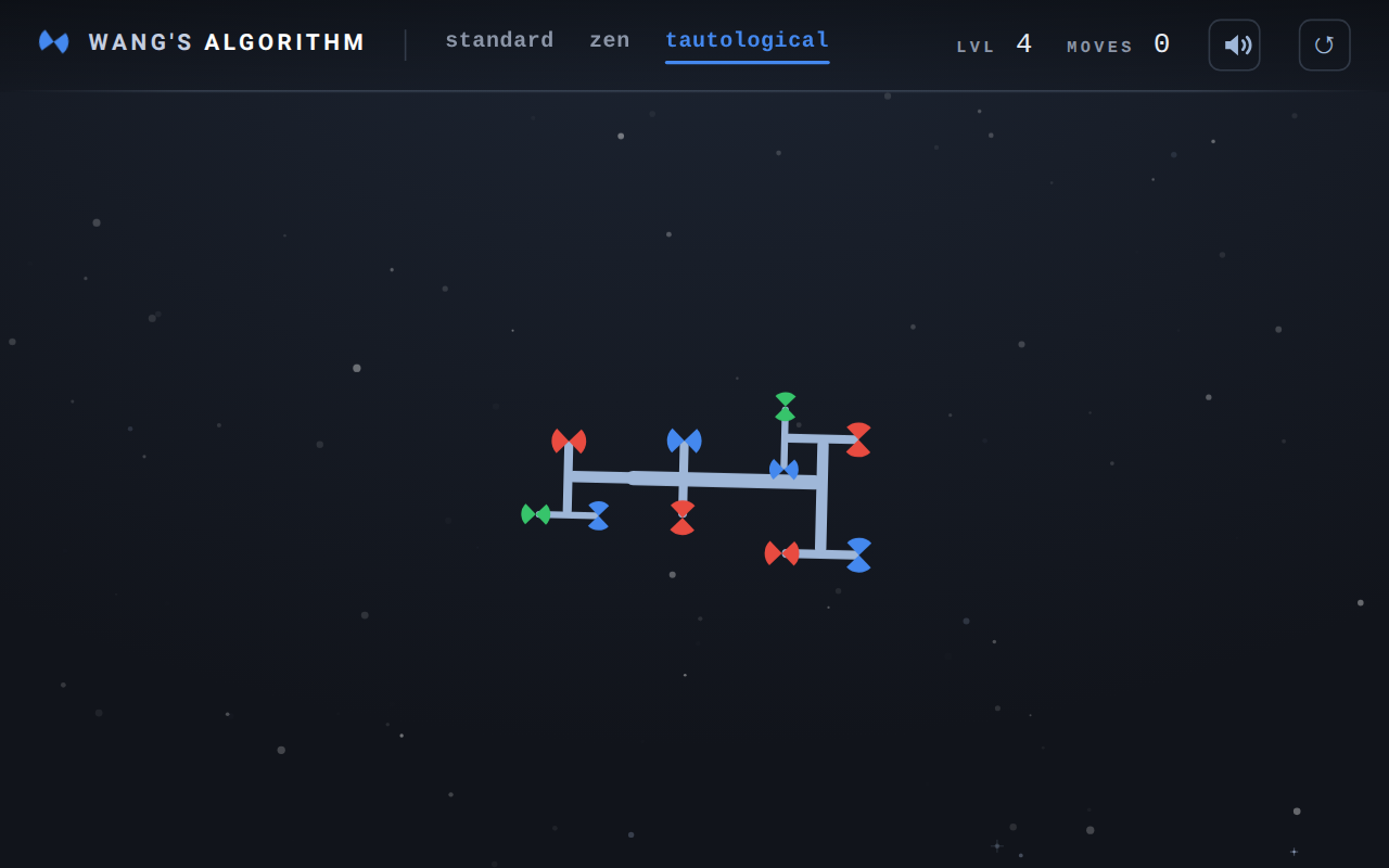 Screenshot of Wang's Algorithm